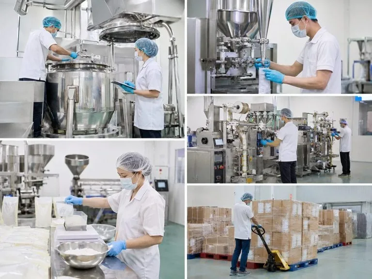 Nhà xưởng sản xuất đậu hũ
