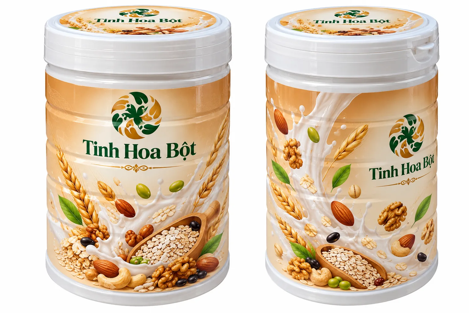 Dịch vụ gia công bột ngũ cốc đóng theo dạng lon thiếc